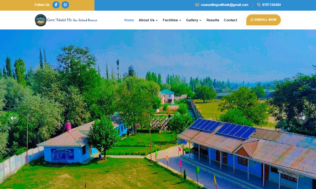 School webite Created by Professional website designer and developer Ali Malik